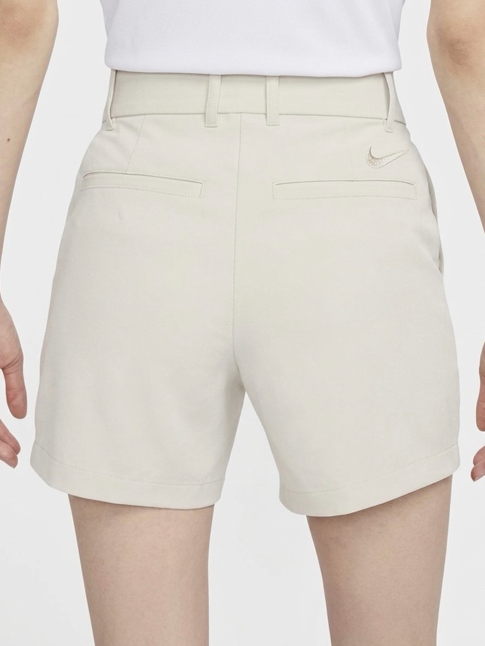 NWT Nike Golf Flex Dri-Fit Shorts Ecru Beige Size 14